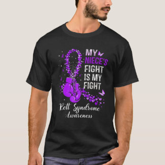 T-shirt Mon combat de nièce est ma lutte contre le syndrom