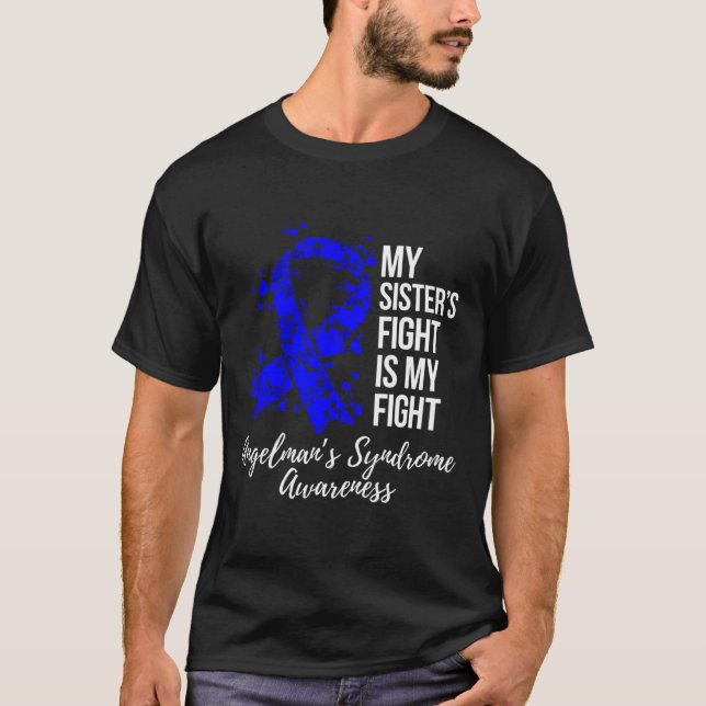 T-shirt Mon combat de soeur est mon combat contre le syndr (Devant)