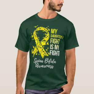 T-shirt Mon Combat Filles Est Mon Combat Spina Bifida