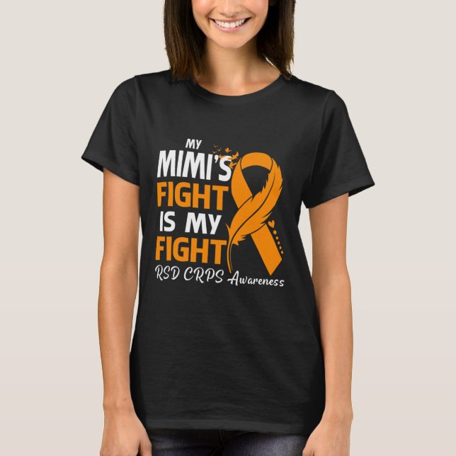 T-shirt Mon combat Mimi est mon combat Rsd Crps Fea de sen (Devant)
