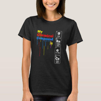 T-shirt Mon Composé Chimique Est Grec