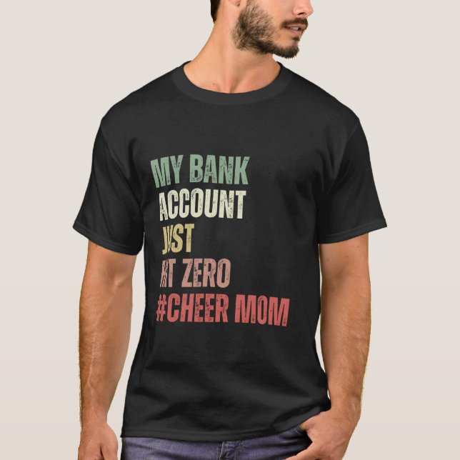 T-shirt Mon compte bancaire vient de frapper Zero Cheerlea (Devant)