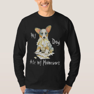 T-shirt Mon corgi de Gallois de cardigan a mangé mon