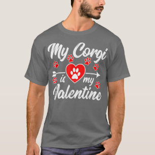 T-shirt Mon Corgi est ma Saint Valentin