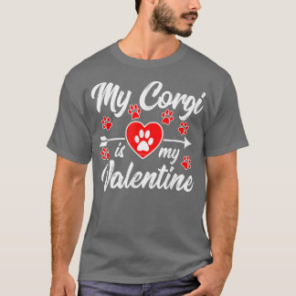 T-shirt Mon Corgi est ma Saint Valentin
