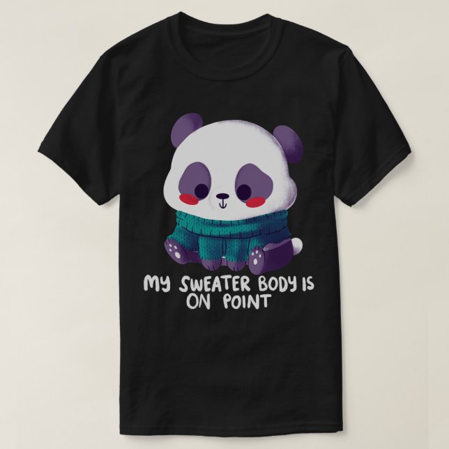T-shirt Mon corps de pull (Design devant)
