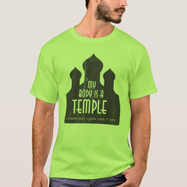 T-shirt Mon corps est un modèle du temple 1 (Devant)