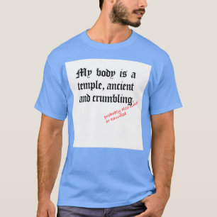 T-shirt Mon corps est un temple
