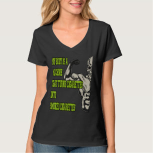 T-shirt Mon Corps Est Une Machine Qui Transforme Les Cigar