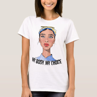 T-shirt Mon corps Mon choix Droits des femmes