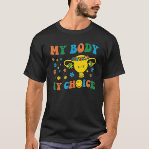 T-shirt Mon corps Mon choix Mon utérus Flower Pro Choice F