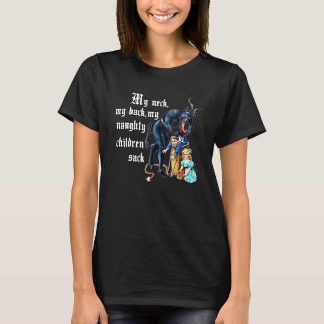 T-shirt Mon cou mon dos, Mon sac d'articles pour enfants v (Devant)