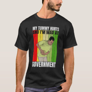 T-shirt Mon coup de tambour et je suis fou au gouvernement