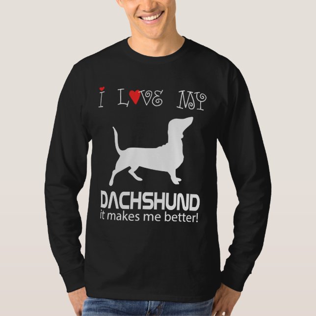 T-shirt Mon Dachshund (Devant)