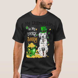 T-shirt Mon Dalmatien Est Mon Chance Chanceux Mignonne Chi