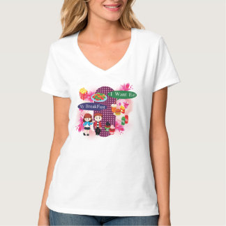 T-shirt Mon Déjeuner Femmes V-Shirt