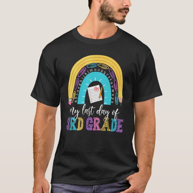 T-shirt Mon Dernier Jour D'Étudiants De 3E Année Enseignan (Devant)