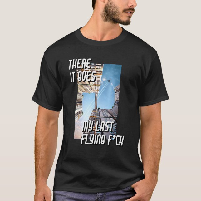 T-shirt Mon Dernier Vol De Graphique Sarcastique À Te (Devant)