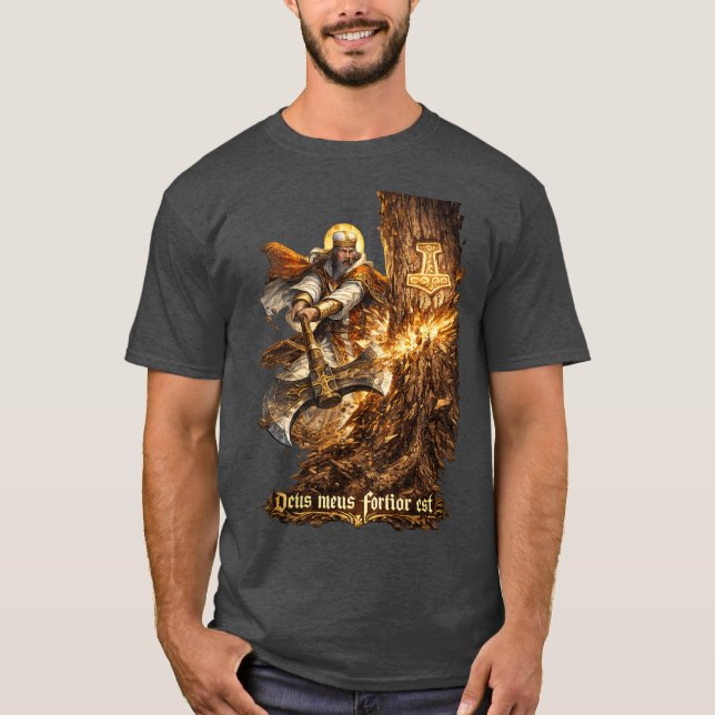 T-Shirt Mon Dieu est plus Fort (Devant)