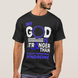 T-shirt Mon Dieu est plus fort que le syndrome de vomissem
