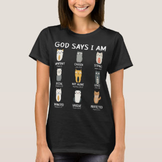 T-shirt Mon Dieu Maître Dit Que Je Suis Chat Kitten Drôle