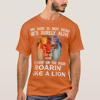 T-shirt Mon Dieu n'est pas mort chrétienne La Bible Religi