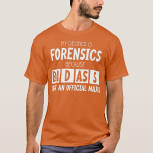 T-shirt Mon diplôme est Premium 1438 en sciences forensiqu
