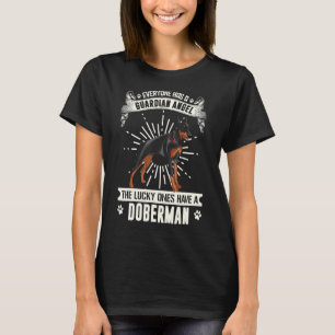 T-shirt Mon Doberman Est Un Ange Gardien
