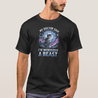 T-shirt Mon Docteur A Dit Que Je Suis Morbide Chat Bête Ra