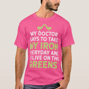 T-shirt Mon Docteur Dit Prendre Mon Fer Funny Golf Club Hu