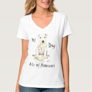 T-shirt Mon Dogo A Mangé Mes Devoirs