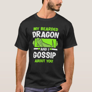 T-shirt Mon Dragon À Poitrine Et Je Commence À Vous Parler