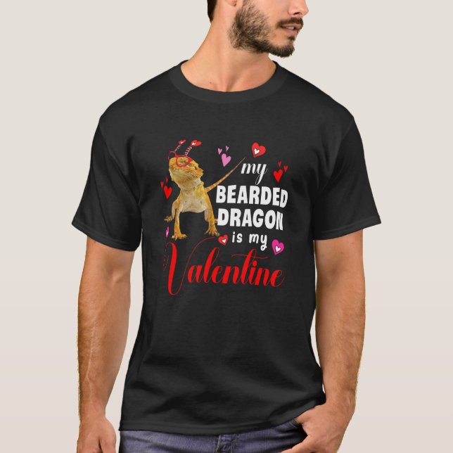 T-shirt Mon Dragon Lourd Est Mon Dragon Lourd Valentin S (Devant)
