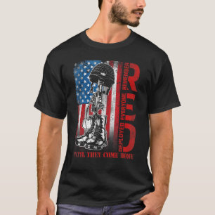 T-shirt Mon Drapeau Soldat Américain Jusqu'À Ce Qu'Ils Rev