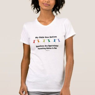T-shirt Mon enfant a l'autisme