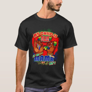 T-shirt Mon enfant n'est pas verbalement mais sa maman n'e