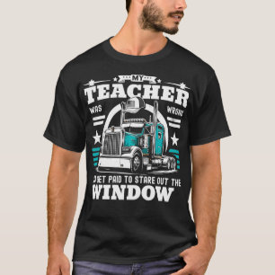 T-shirt Mon Enseignant Était Mal Je Me Fais Payer Funny Tr