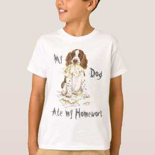 T-shirt Mon épagneul de springer anglais a mangé mon