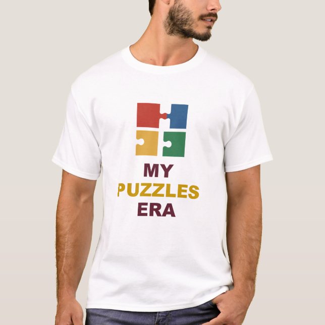 T-shirt Mon époque des puzzles (Devant)