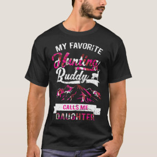 T-shirt Mon Épouse De Chasse Favorite M'Appelle Fille Femm