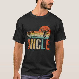 T-shirt Mon Épouse De Chasse Favorite M'Appelle Oncle Love