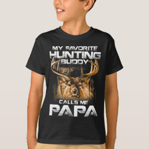 T-shirt Mon Épouse De Chasse Favorite M'Appelle Papa