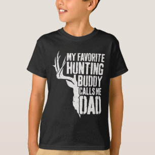 T-shirt Mon Épouse De Chasse Favorite M'Appelle Papa Deer