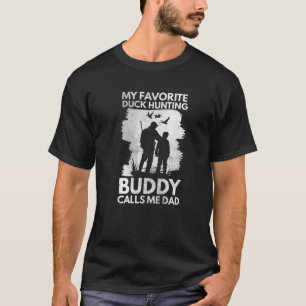 T-shirt Mon Épouse Favorite De Chasse Au Canard M'Appelle