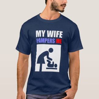 T-shirt Mon épouse Pampers je