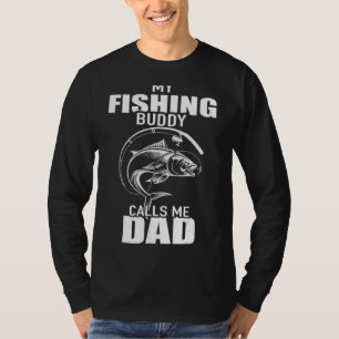 T-shirt Mon Époux De Pêche M'Appelle Papa