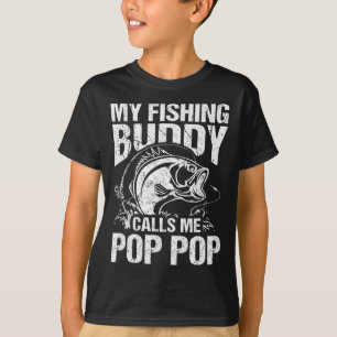 T-shirt Mon Époux De Pêche M'Appelle Pop Pop Fête des père