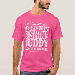 T-shirt Mon Époux De Pêche Préféré M'Appelle Papa Fis Drôl