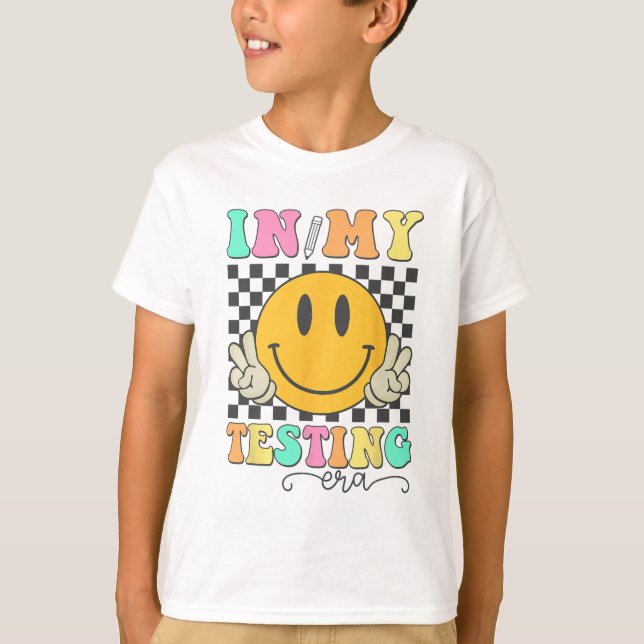 T-shirt Mon Era Test Rock Test Test Jour Smile Hip (Devant)