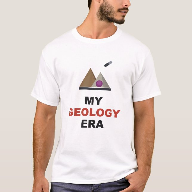 T-shirt Mon ère de géologie (Devant)